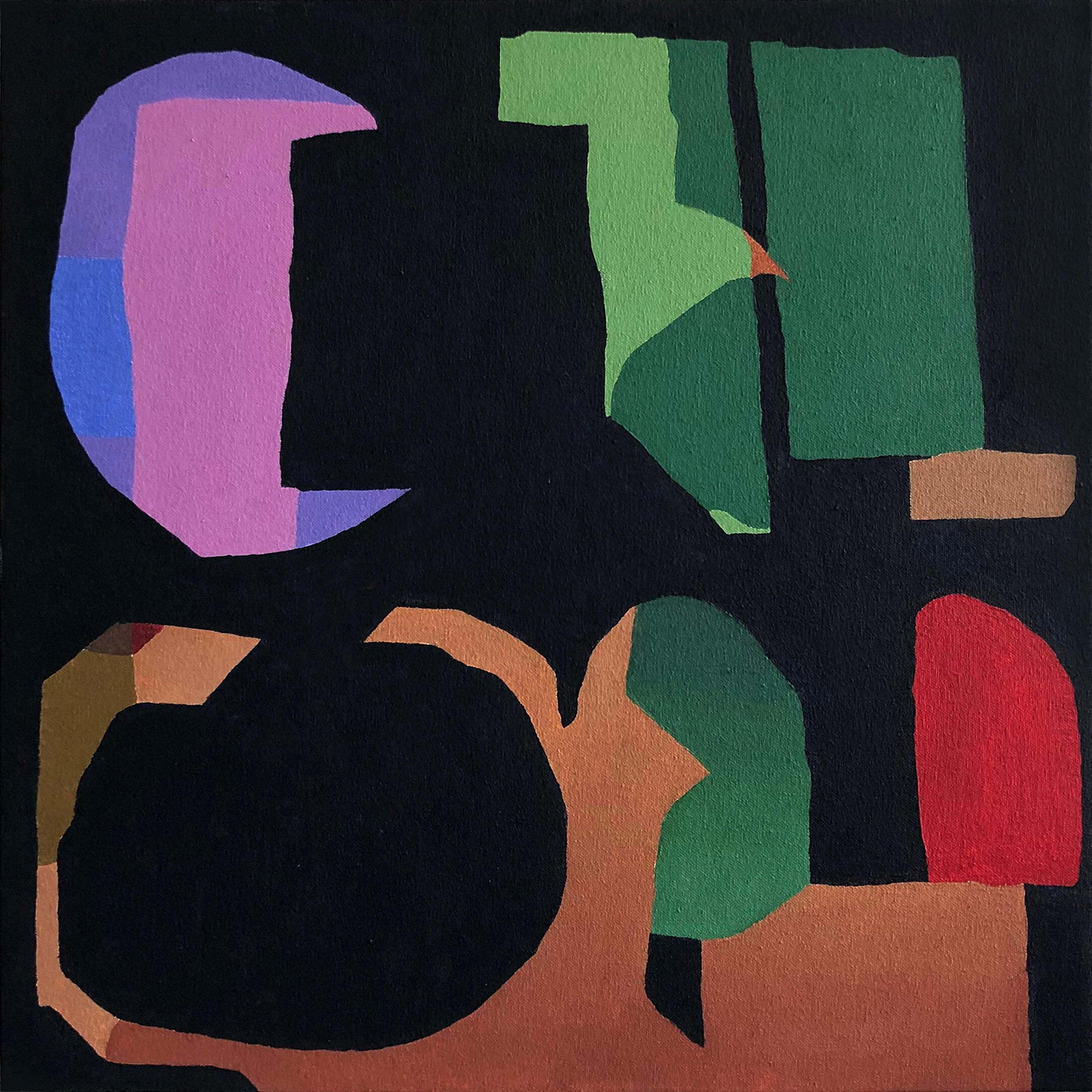 Reflection abstract painting