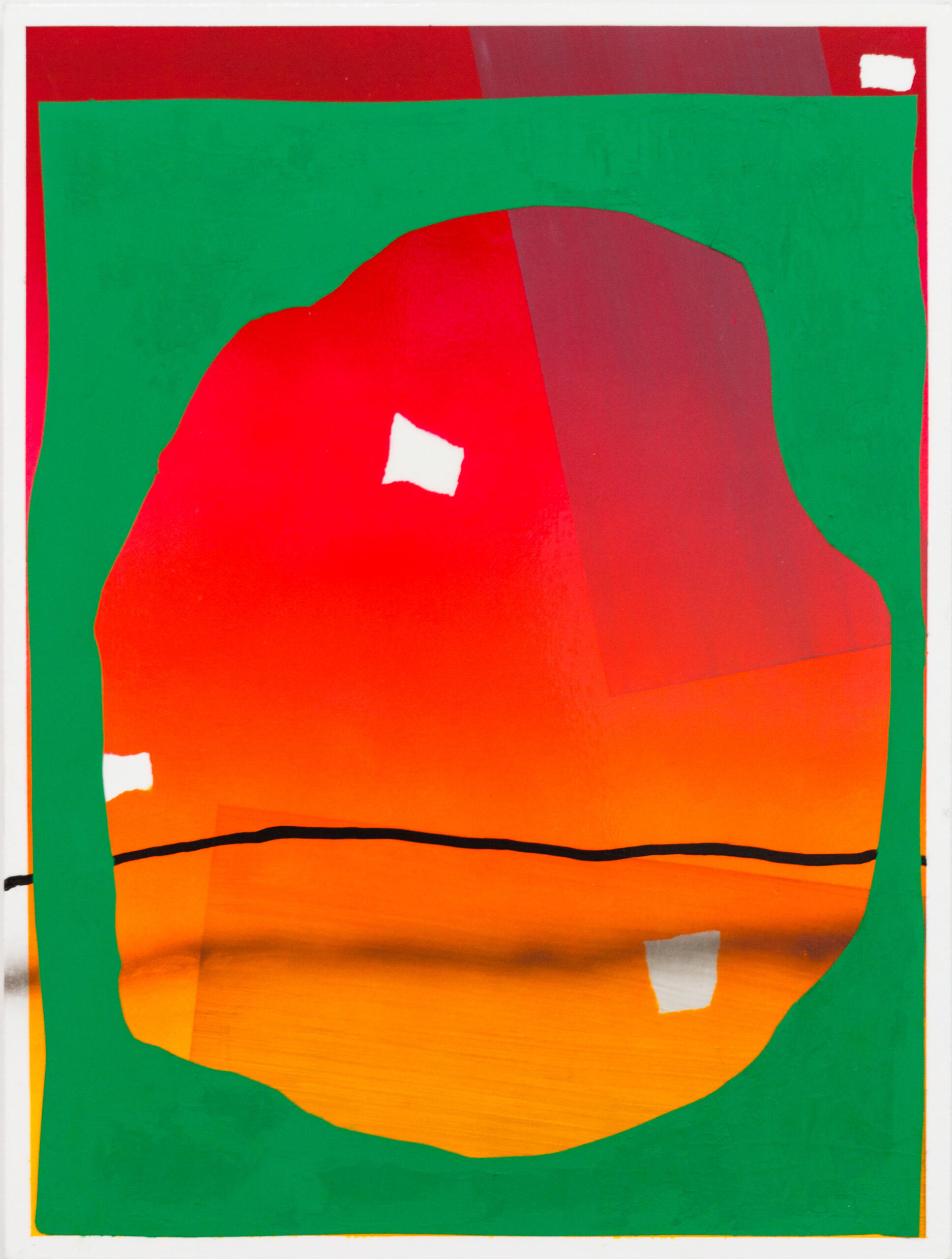 Reflection abstract painting