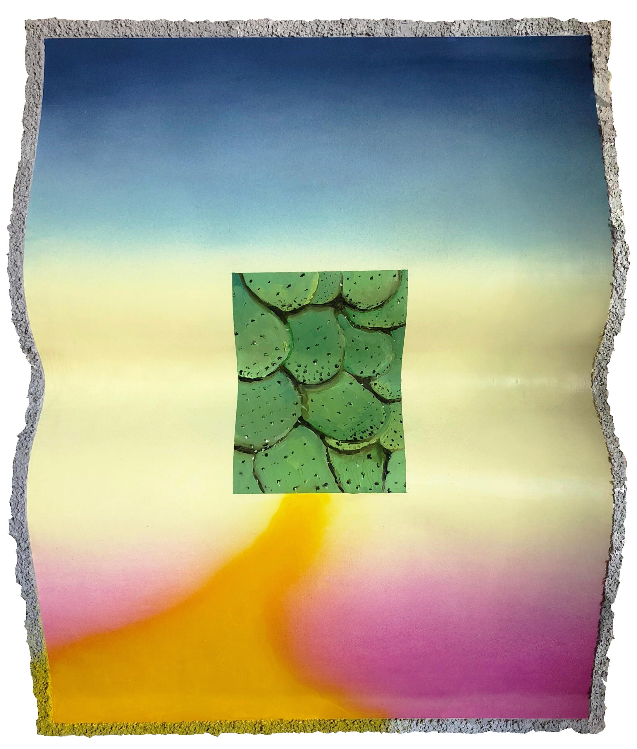 Reflection abstract painting