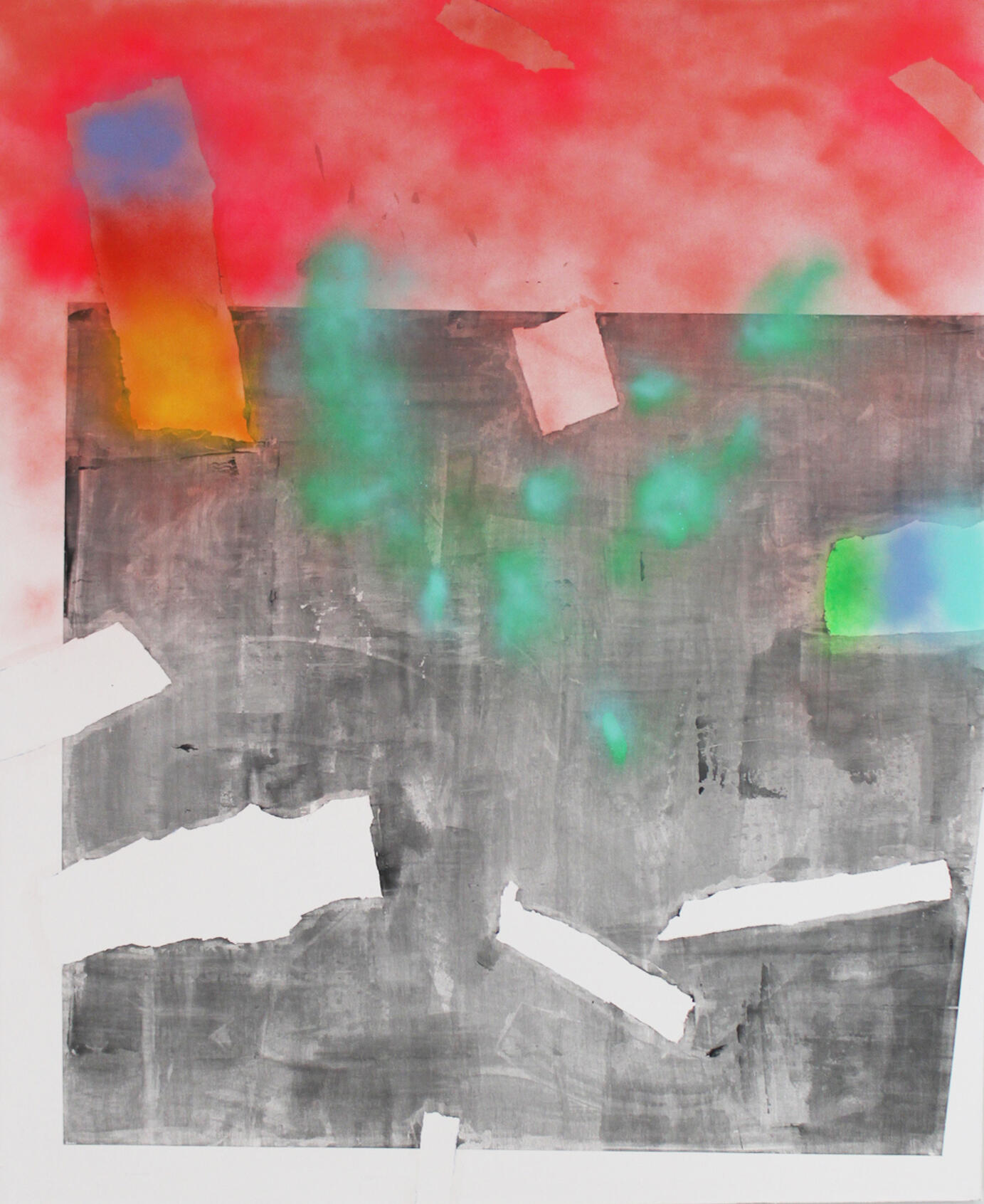 Reflection abstract painting