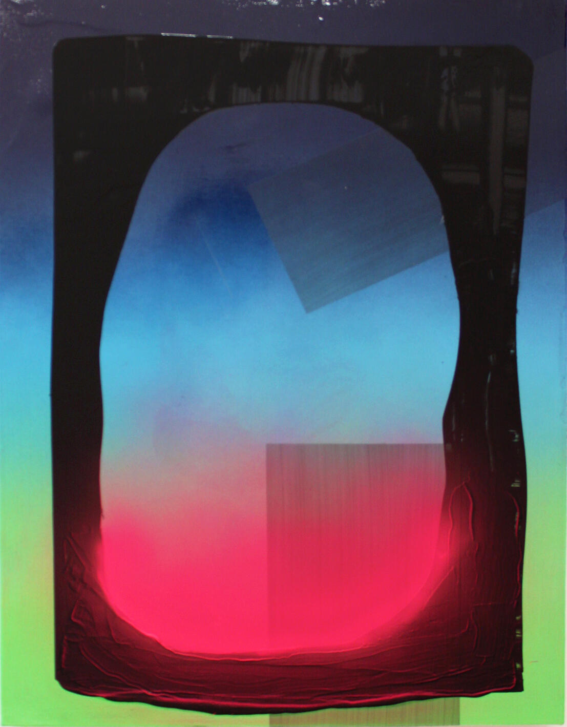 Reflection abstract painting