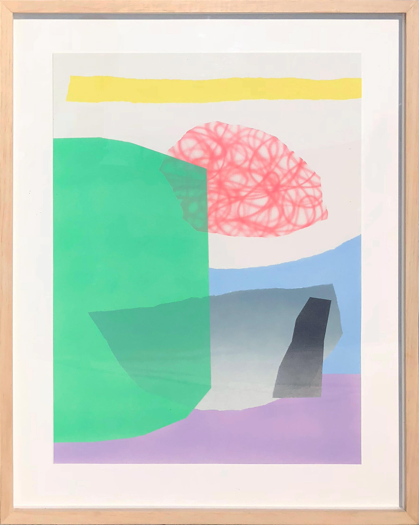 Reflection abstract painting