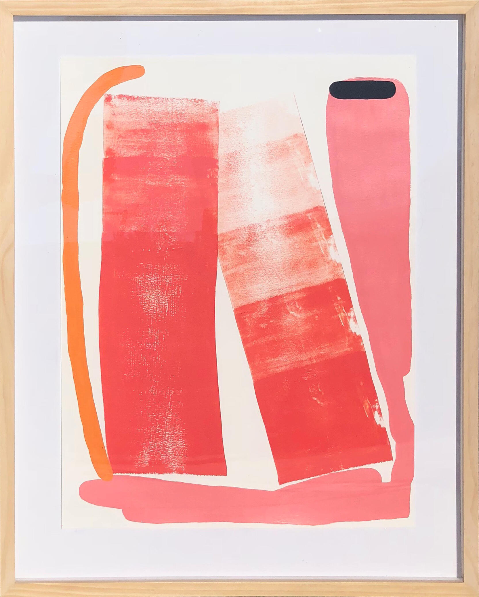 Reflection abstract painting